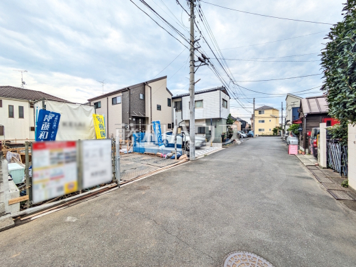 接道状況および現場風景 【武蔵村山市大南4丁目】