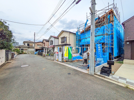 接道状況および現場風景 【武蔵村山市大南4丁目】/撮影日2026/08/17