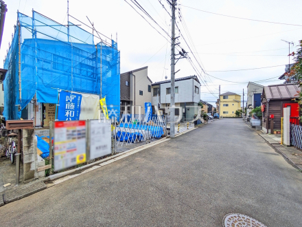 接道状況および現場風景 【武蔵村山市大南4丁目】/撮影日2026/09/13