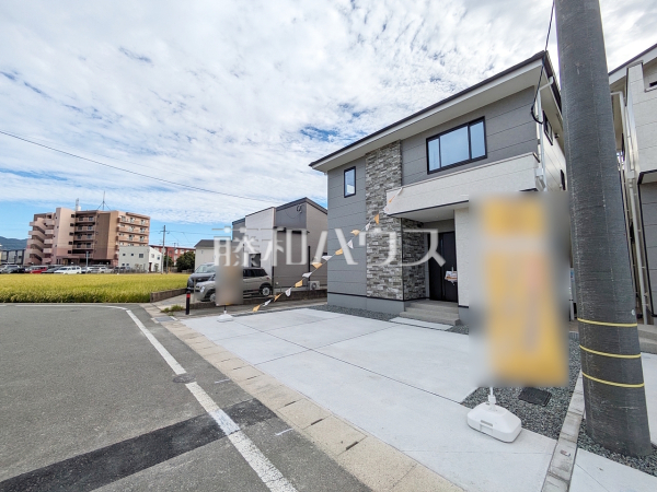 2号棟 接道状況および現場風景 【福岡市東区土井2丁目】 2号棟 接道状況および現場風景 【福岡市東区土井2丁目】