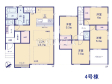 4号棟 間取図 【福岡市東区土井2丁目】 4号棟 間取図 【福岡市東区土井2丁目】
