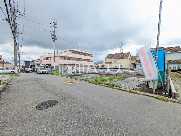 接道状況および現場風景 【八王子市椚田町】 接道状況および現場風景 【八王子市椚田町】