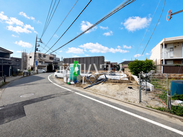 接道状況および現場風景 【稲城市押立】 接道状況および現場風景 【稲城市押立】