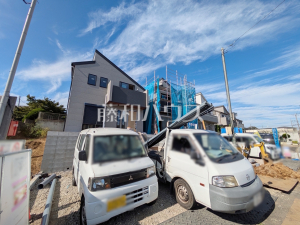 接道状況および現場風景