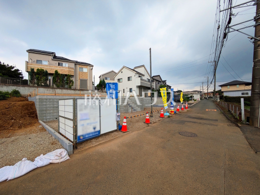 接道状況および現場風景 【東久留米市南沢3丁目】