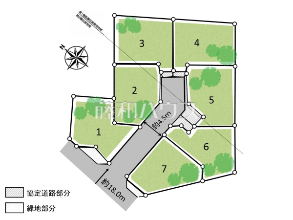 全体区画図 【東久留米市下里1丁目】 全体区画図 【東久留米市下里1丁目】