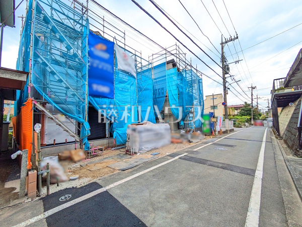 接道状況および現場風景 【八王子市万町】 接道状況および現場風景 【八王子市万町】