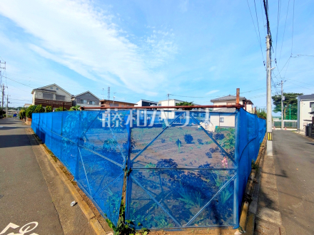 ≪現地外観≫参考プランをご用意いたしました。もちろんフリープランで建築可能! 【府中市栄町3丁目】/撮影日2026/07/14