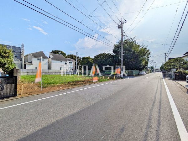 接道状況および現場風景 【日野市多摩平6丁目】 接道状況および現場風景 【日野市多摩平6丁目】