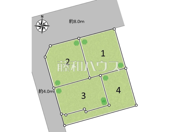 全体区画図 【日野市多摩平6丁目】 全体区画図 【日野市多摩平6丁目】
