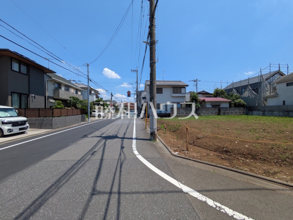 接道状況および現場風景 【日野市多摩平6丁目】 接道状況および現場風景 【日野市多摩平6丁目】