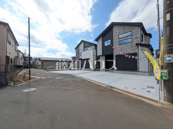 接道状況および現場風景 【所沢市大字上安松】 接道状況および現場風景 【所沢市大字上安松】