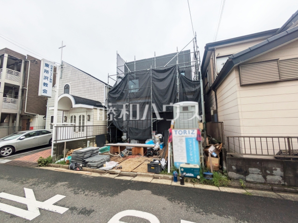 接道状況および現場風景 【所沢市東所沢2丁目】 接道状況および現場風景 【所沢市東所沢2丁目】