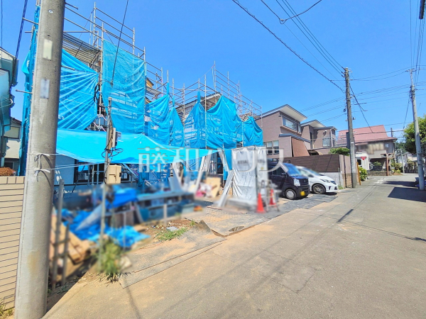 接道状況および現場風景 【小金井市緑町3丁目】 接道状況および現場風景 【小金井市緑町3丁目】