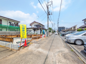 接道状況および現場風景