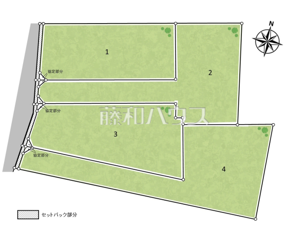 全体区画図 【北名古屋市熊之庄屋形】 全体区画図 【北名古屋市熊之庄屋形】