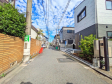 接道状況および現場風景 【杉並区下高井戸4丁目】 接道状況および現場風景 【杉並区下高井戸4丁目】