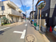 接道状況および現場風景 【杉並区下高井戸4丁目】 接道状況および現場風景 【杉並区下高井戸4丁目】