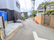 接道状況および現場風景 【杉並区下高井戸4丁目】 接道状況および現場風景 【杉並区下高井戸4丁目】