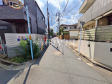 接道状況および現場風景 【杉並区下高井戸4丁目】 接道状況および現場風景 【杉並区下高井戸4丁目】