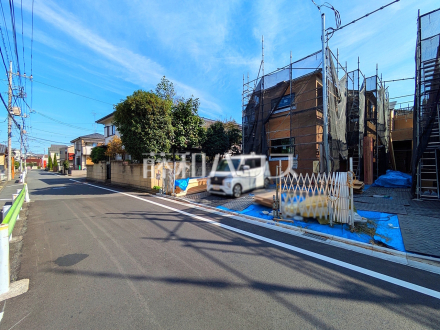 接道状況および現場風景 【日野市三沢】/撮影日2026/10/17
