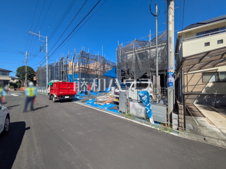 接道状況および現場風景 【日野市三沢】/撮影日2026/10/01