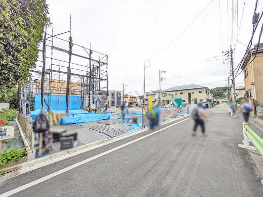 接道状況および現場風景 【日野市三沢】