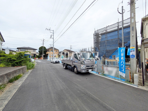 接道状況および現場風景 【日野市三沢】