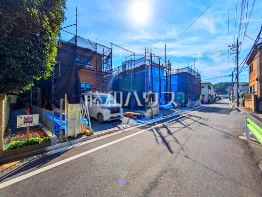 接道状況および現場風景 【日野市三沢】