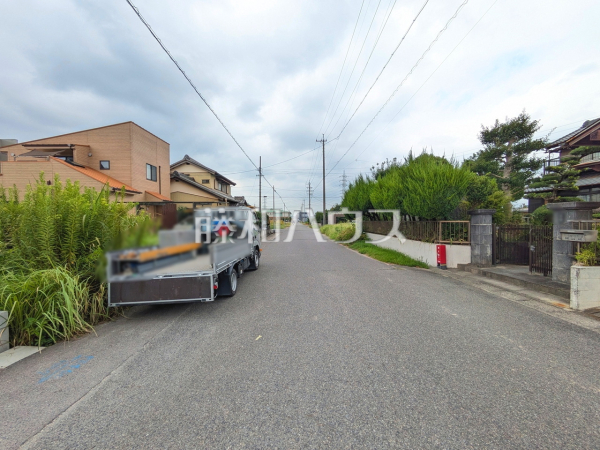 接道状況および現場風景 【北名古屋市北野天神】 接道状況および現場風景 【北名古屋市北野天神】
