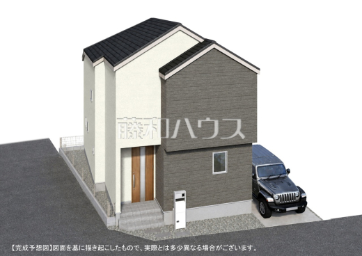 完成予想図・外観パース【西東京市中町6丁目】