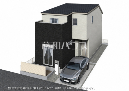 完成予想図・外観パース【西東京市中町6丁目】