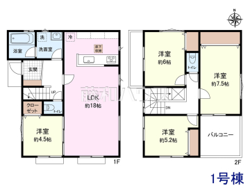 建物プラン例(間取図)