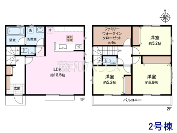 建物プラン例(間取図)