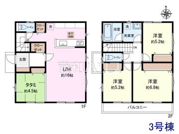 建物プラン例(間取図)