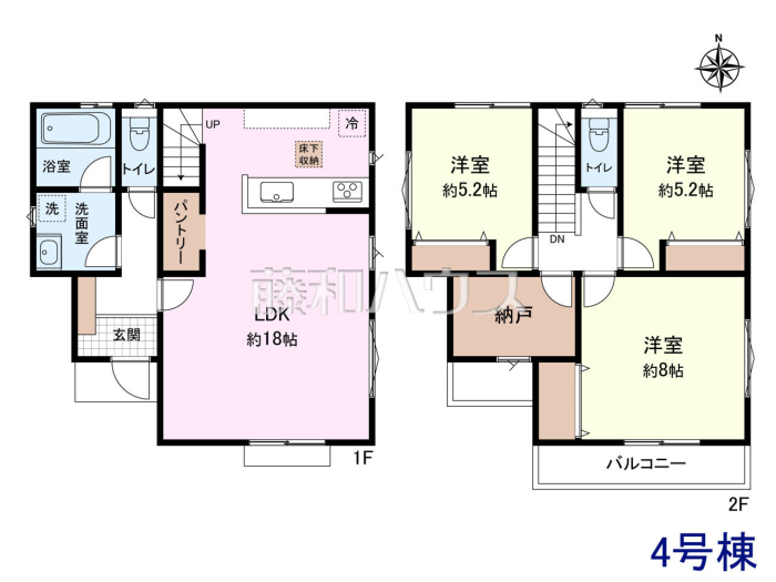 建物プラン例(間取図)