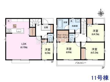 建物プラン例(間取図)