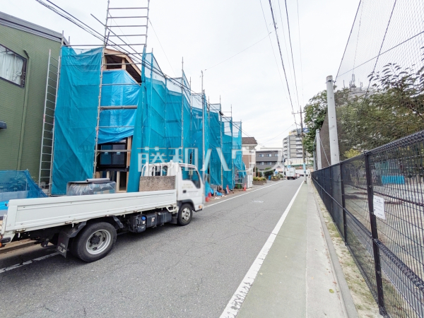 接道状況および現場風景 【練馬区谷原2丁目】 接道状況および現場風景 【練馬区谷原2丁目】