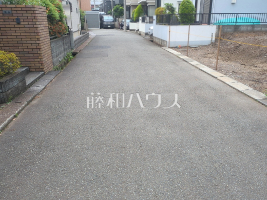 接道状況および現場風景 【小平市花小金井2丁目】