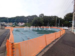 接道状況および現場風景