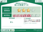 建築物省エネ法に基づく省エネ性能ラベル