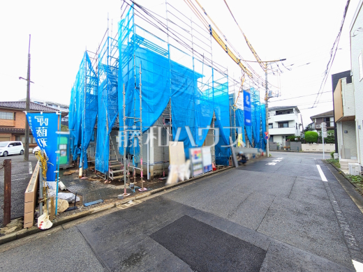 接道状況および現場風景 【立川市若葉町1丁目】
