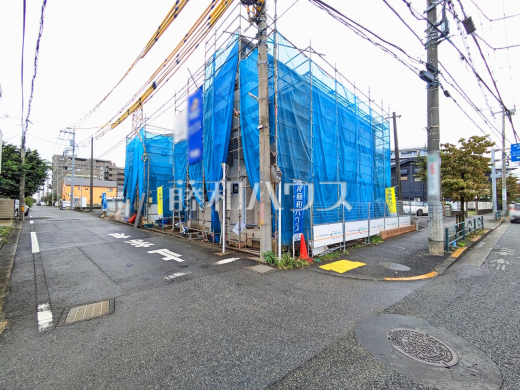 接道状況および現場風景 【立川市若葉町1丁目】