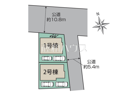 全体区画図 【立川市若葉町1丁目】