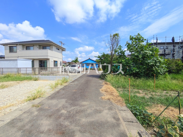接道状況および現場風景 【春日井市美濃町3丁目】 接道状況および現場風景 【春日井市美濃町3丁目】