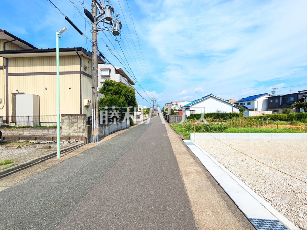 接道状況および現場風景 【名古屋市北区中味鋺3丁目】 接道状況および現場風景 【名古屋市北区中味鋺3丁目】