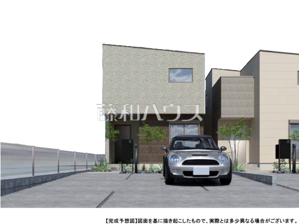 6号棟 完成予想図(外観) 【名古屋市北区中味鋺3丁目】 6号棟 完成予想図(外観) 【名古屋市北区中味鋺3丁目】