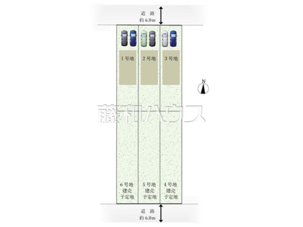全体区画図 【名古屋市北区中味鋺3丁目】 全体区画図 【名古屋市北区中味鋺3丁目】