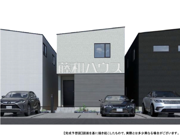2号棟 完成予想図(外観) 【名古屋市北区中味鋺3丁目】 2号棟 完成予想図(外観) 【名古屋市北区中味鋺3丁目】