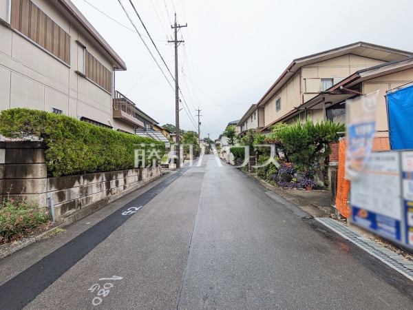 接道状況および現場風景 【春日井市神屋町】 接道状況および現場風景 【春日井市神屋町】